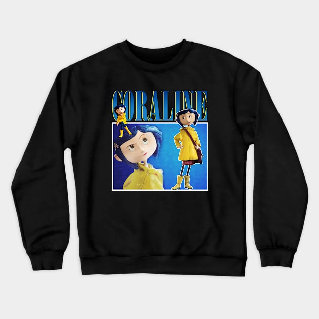 Coraline 33 Crewneck Sweatshirt by CelestialCharmCrafts